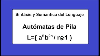 autómata anb2n